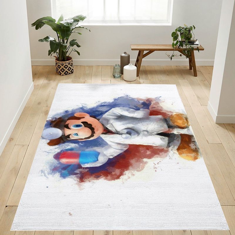 Super Mario 64 Area Rug Living Room And Bed Room Rug Gift Us Decor