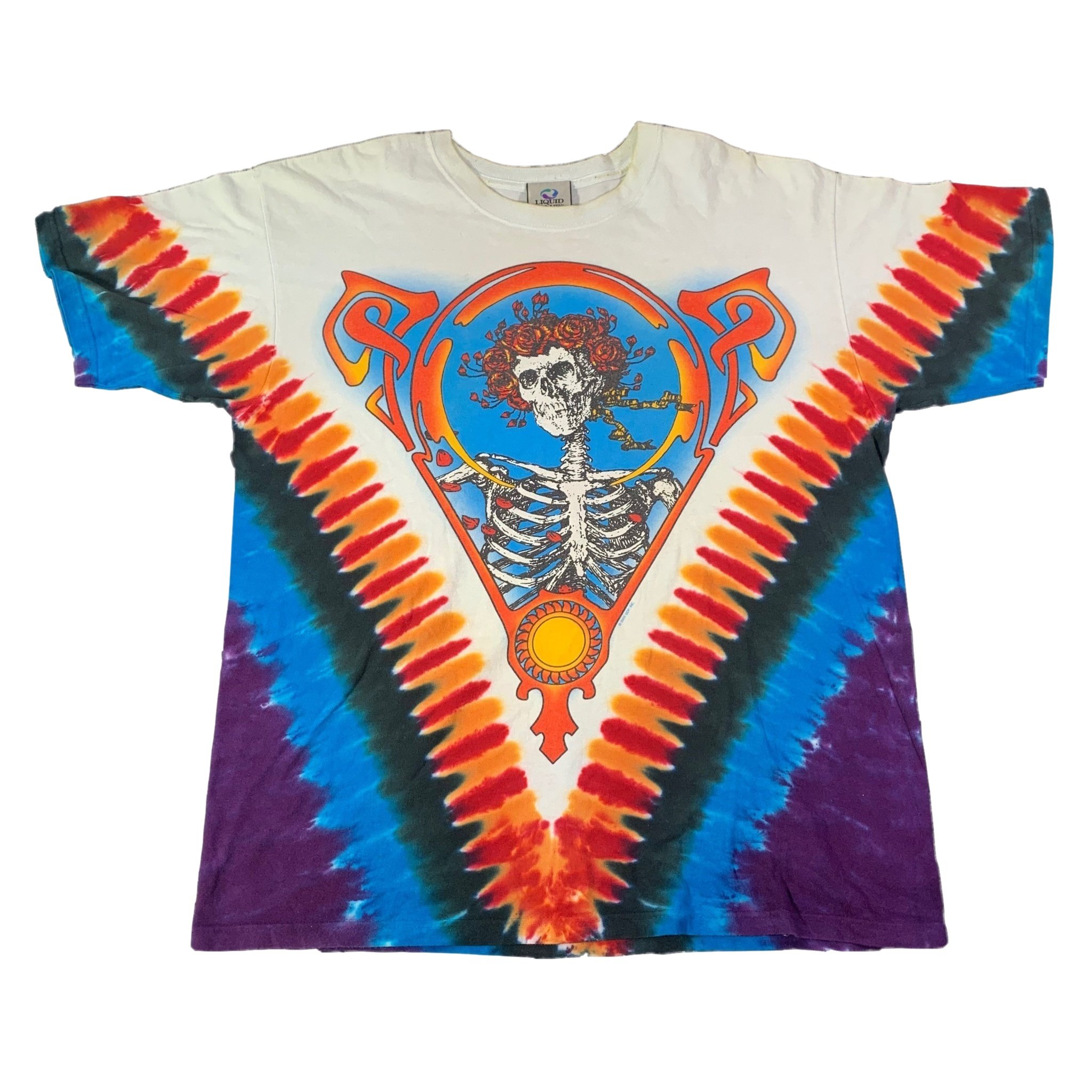 Vintage Grateful Dead “Skull And Roses” Tie Dye T-Shirt