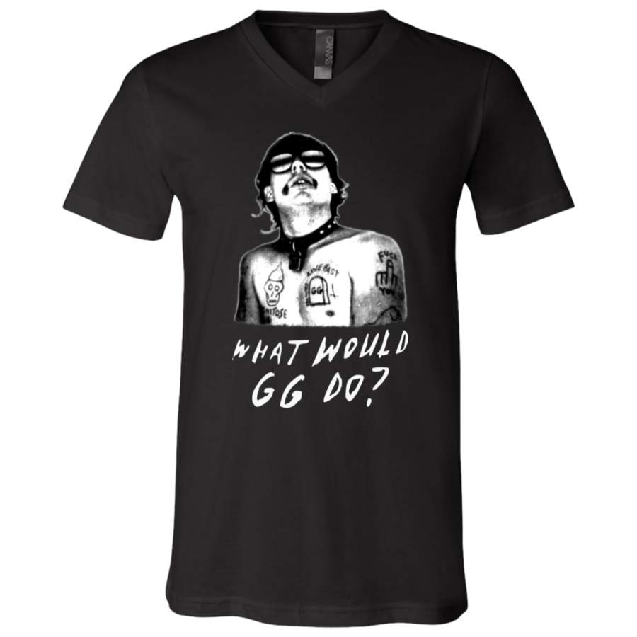 Killer Condo What Would GG Allin Do Wwggd V-Neck T-Shirt