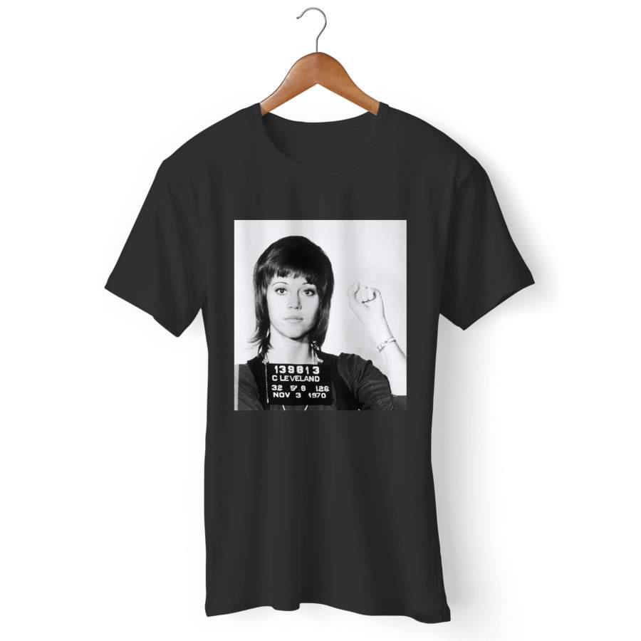 Jane Fonda Mugshot Man’s T-Shirt