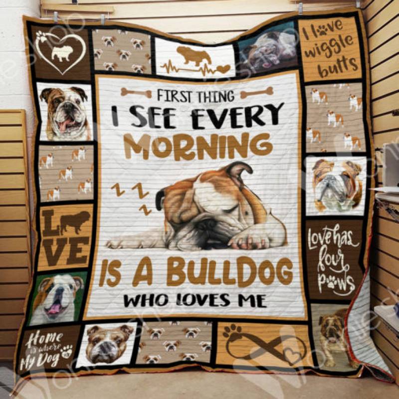 English Bulldog Blanket NOV2701 85O36