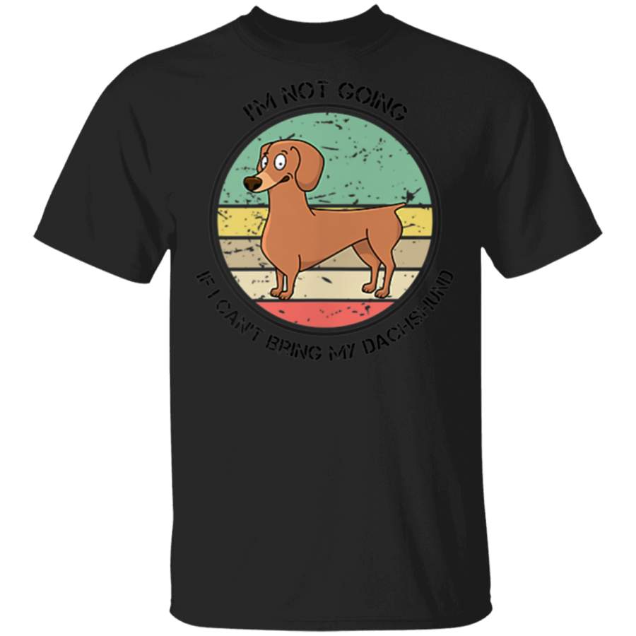 Retro Dachshund Design for Weiner Dog Owners TShirt