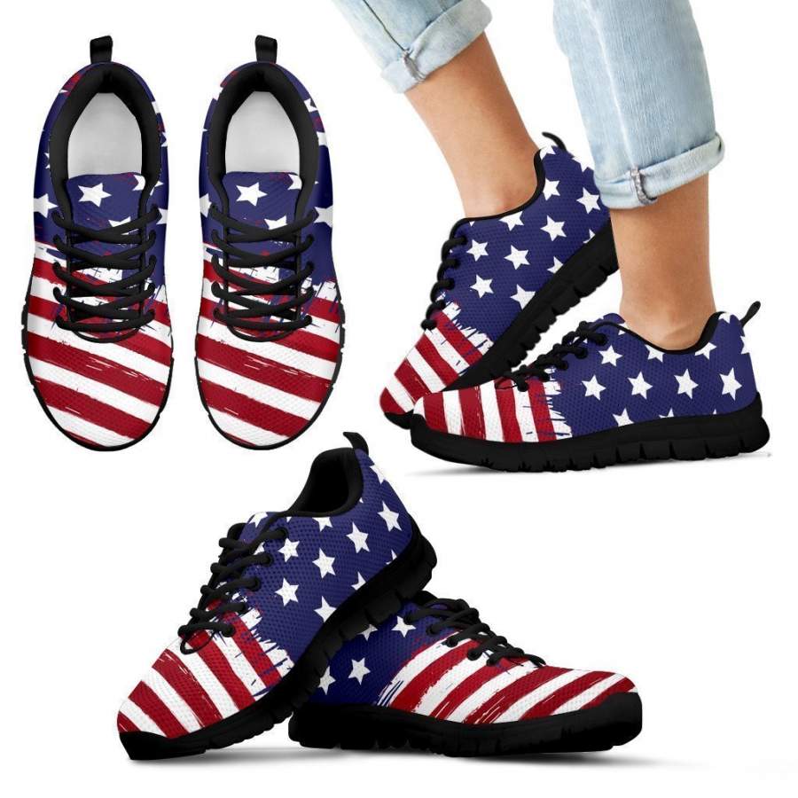 USA Flag Kid’s Sneakers