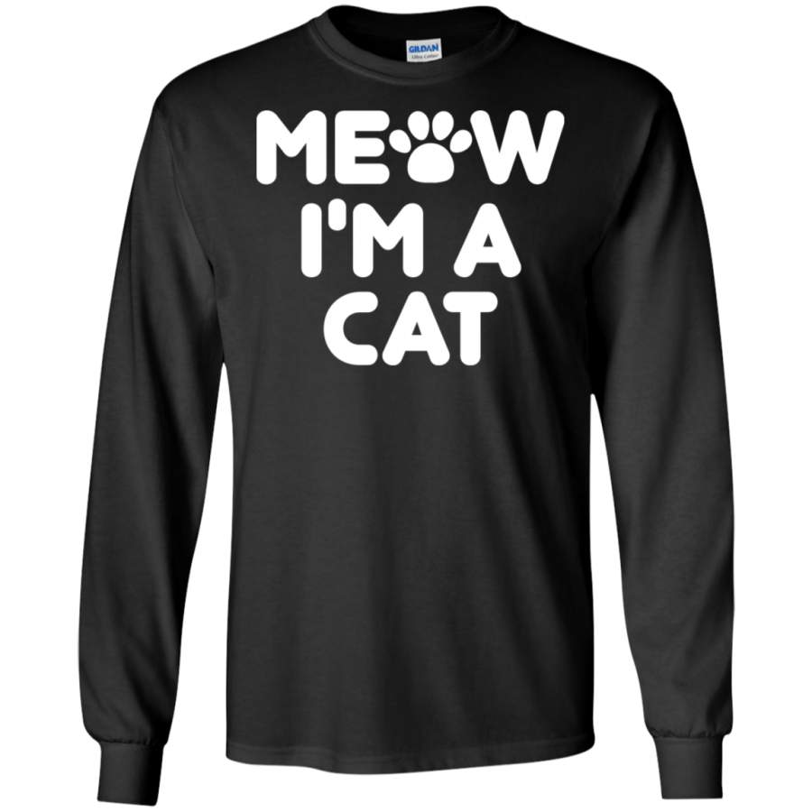 Meow Cat Halloween Costume LS shirt/Hoodie/Sweatshirt