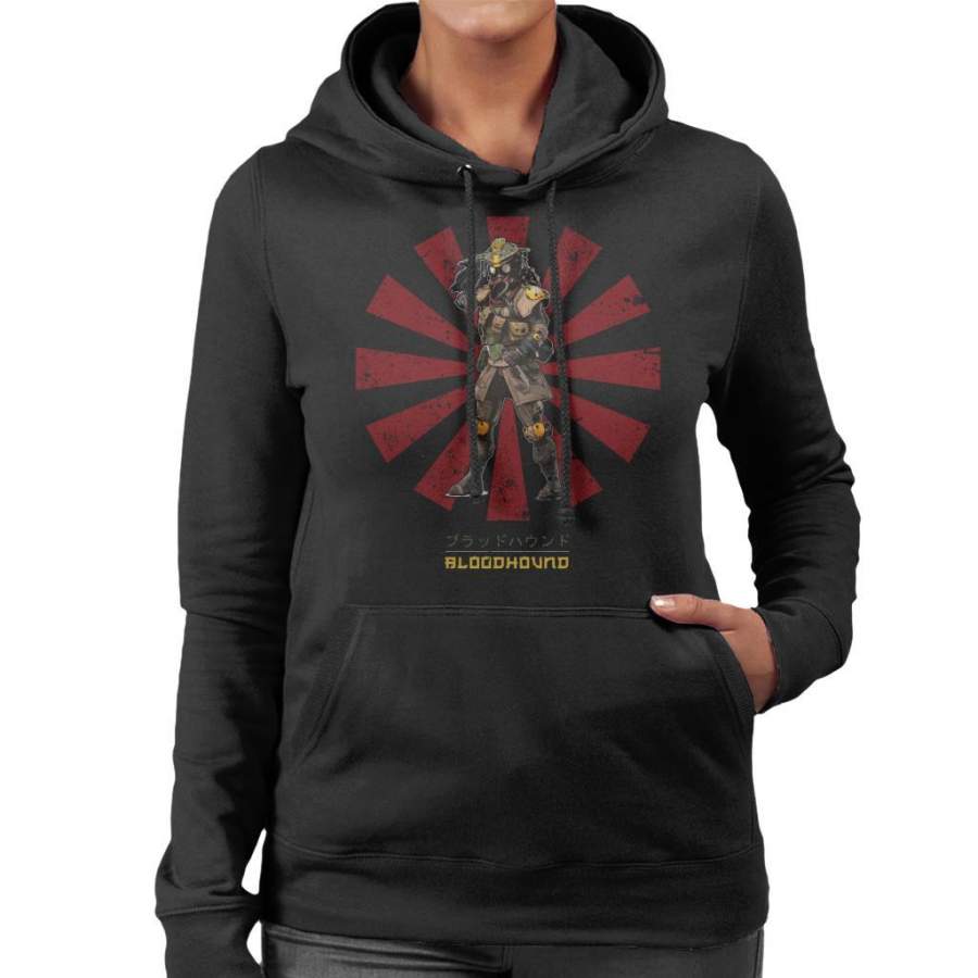 Apex Legends Bloodhound Retro Japanese Women’s Hooded Sweatshirt