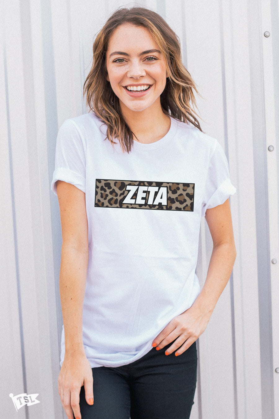 Zeta Tau Alpha Leopard Tee