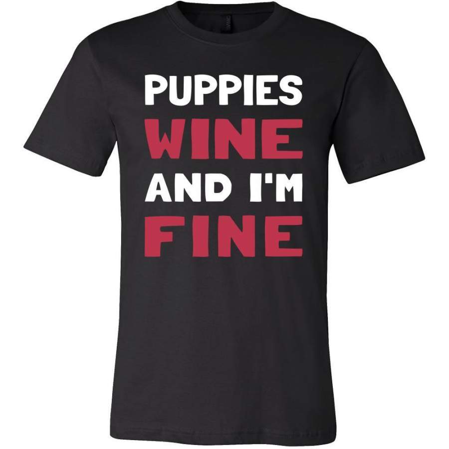 Puppies Shirt – Puppies Wine – Animal Lover Gift