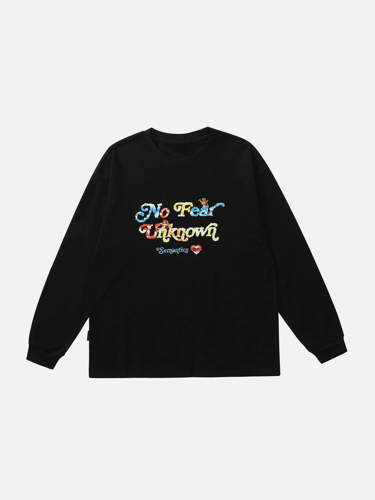 Talishko™ – Angels Rainbow Letter Graphic Sweatshirt