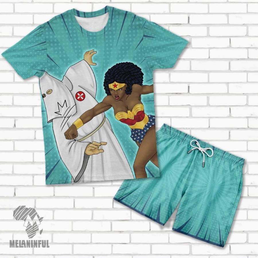 Racist Punch T-shirt And Shorts Set