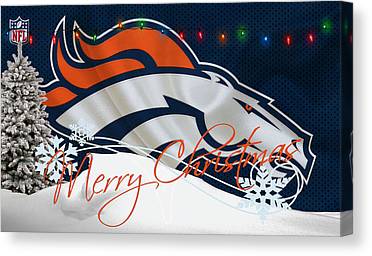 58 Denver Broncos Joe Hamilton Canvas Print