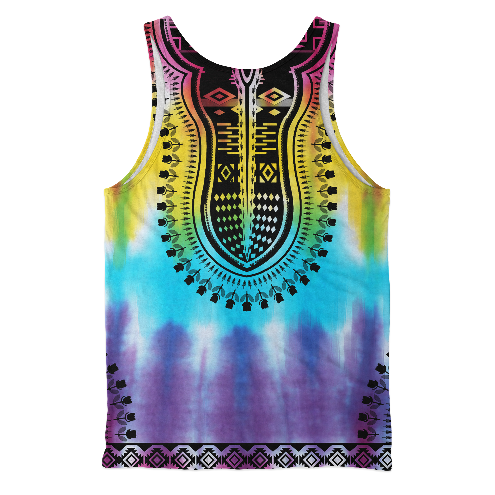 African Tank Top – Dashiki Tie Dye