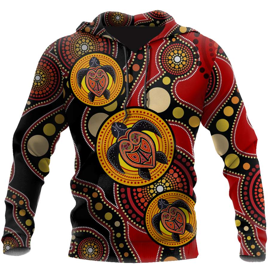 Aboriginal Australia Indigenous Turtles Painting Art shirts for men and women TR2606202S