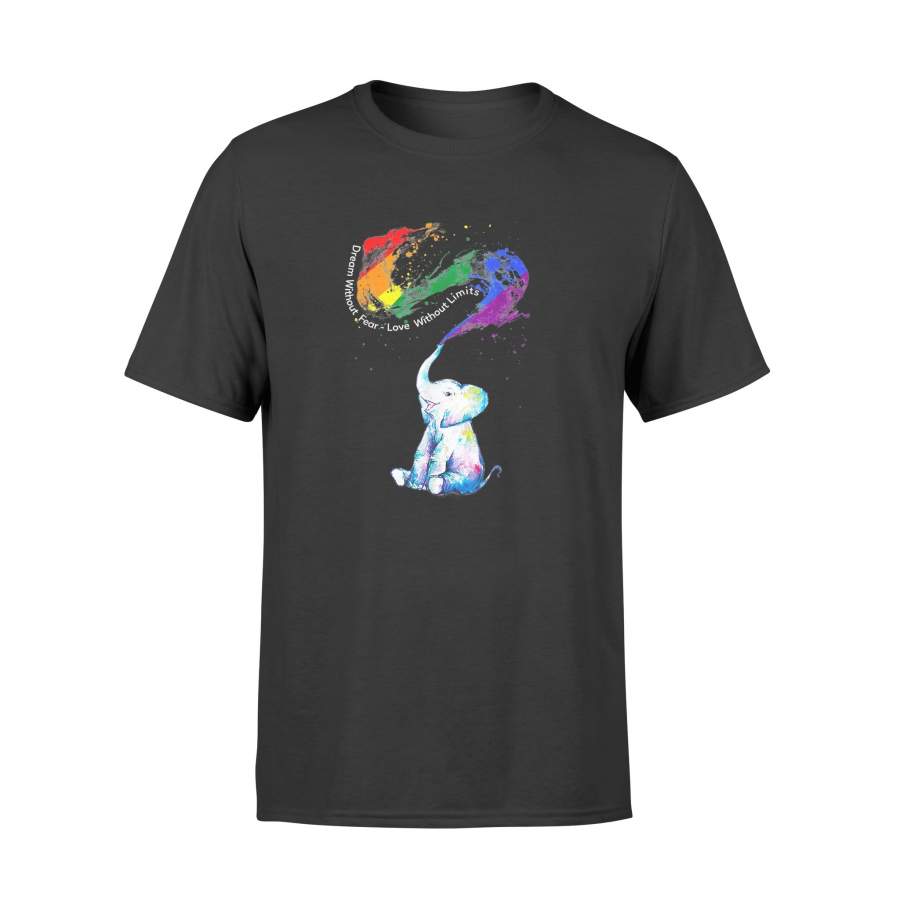 Men Womens Kids Elephant LGBT Tshirt – Standard T-shirt