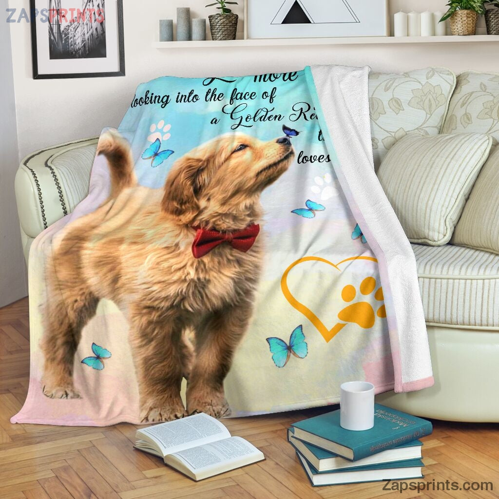 Nothing Make You Smile Golden Retriever Blanket – Cool Gift Ideas