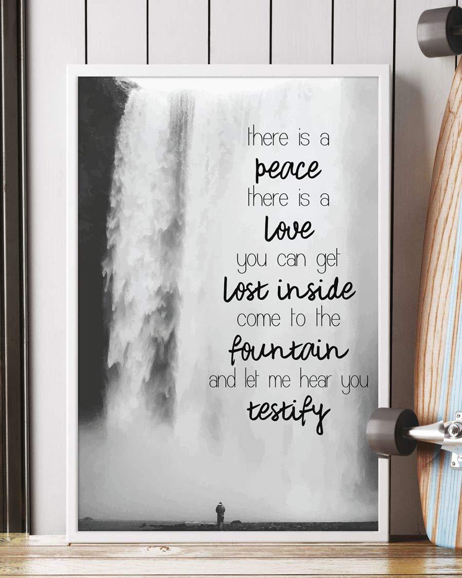 Testify Song Lyrics Poster Wall Art, Home Decor