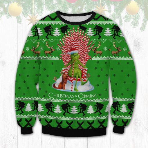 Grinch Xmas Ugly Sweater Gr1808Dhn9Kd