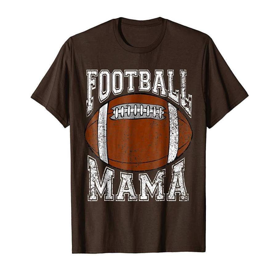 Football Mama Shirt Vintage Mom Football Shirt For Women