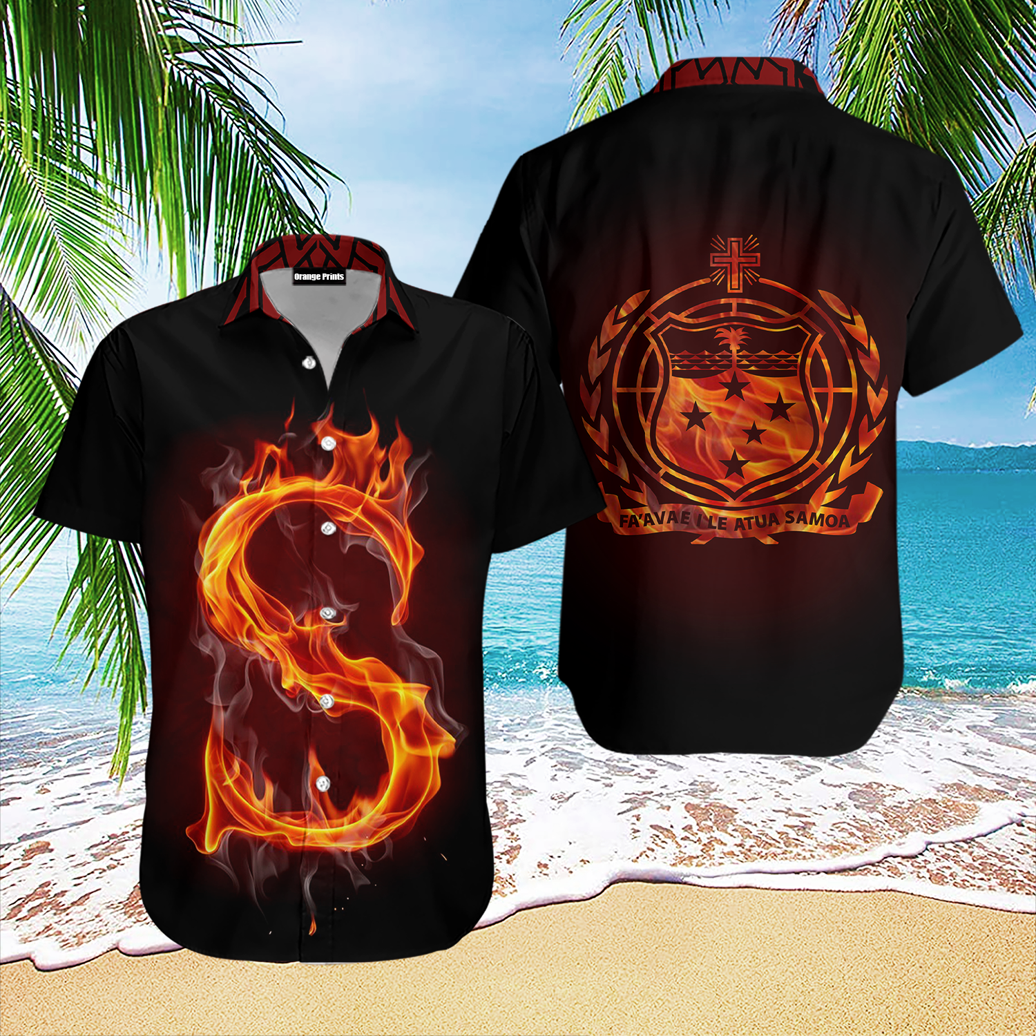 Fire Samoa Hawaii Shirt For Men Women Ha42173