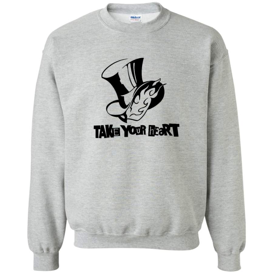 AGR Take Your Heart Crewneck Pullover Sweatshirt