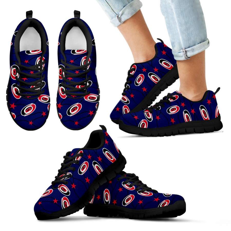 Star Twinkle Night Carolina Hurricanes Sneakers