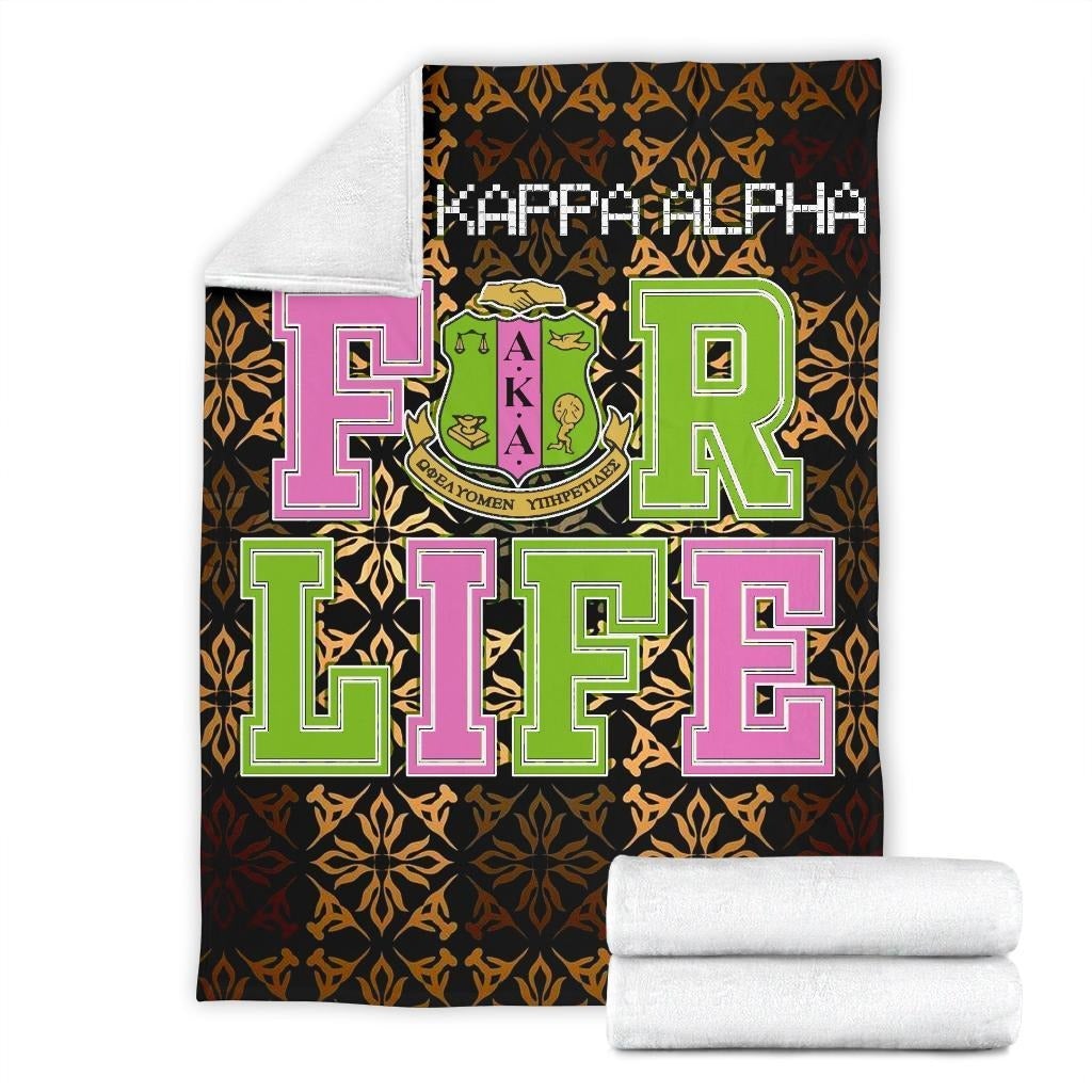 Wonderprint Blanket Alpha Kappa Alpha For Life Premium Blanket Lt10