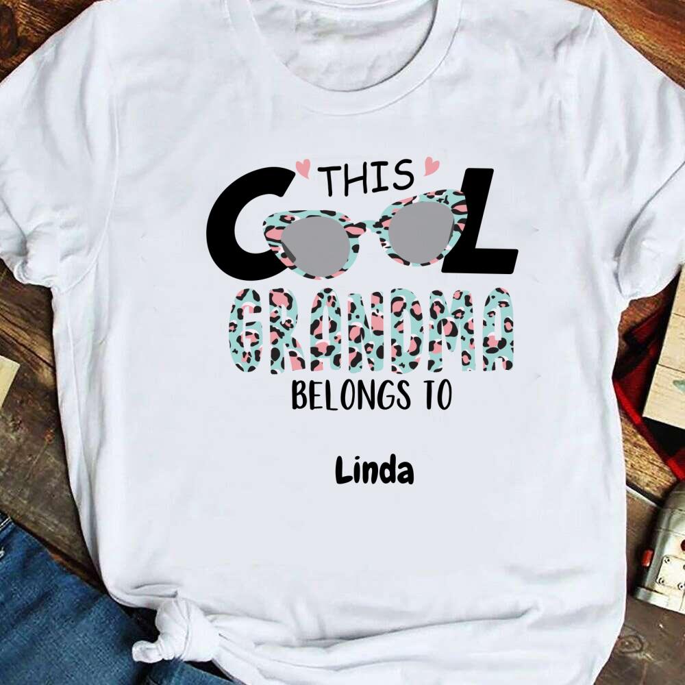 Personalized This Cool Grandma Belongs To – Standard T-shirt