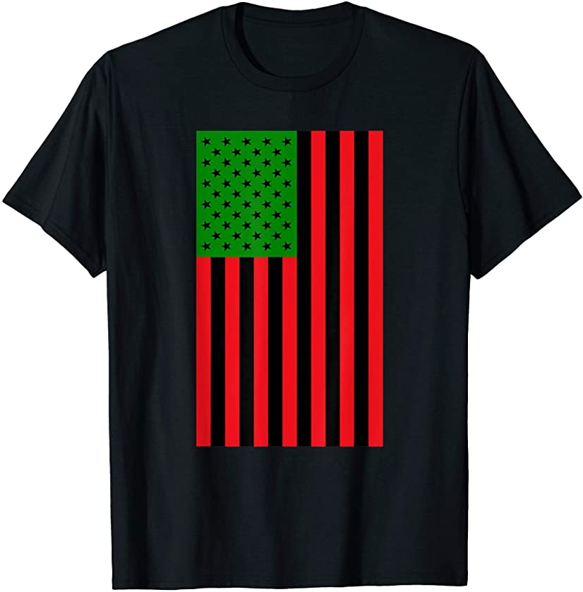 UNIA Flag Pan African American Flag Design Juneteenth 1865 T-Shirt