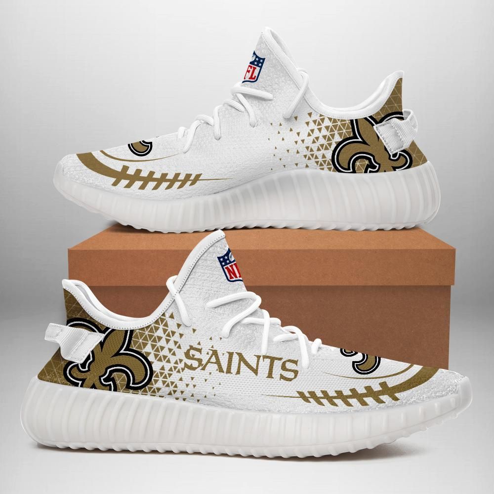 New Orleans Saints Custom Shoes Sport Sneakers New Orleans Saints Yeezy Boost 350