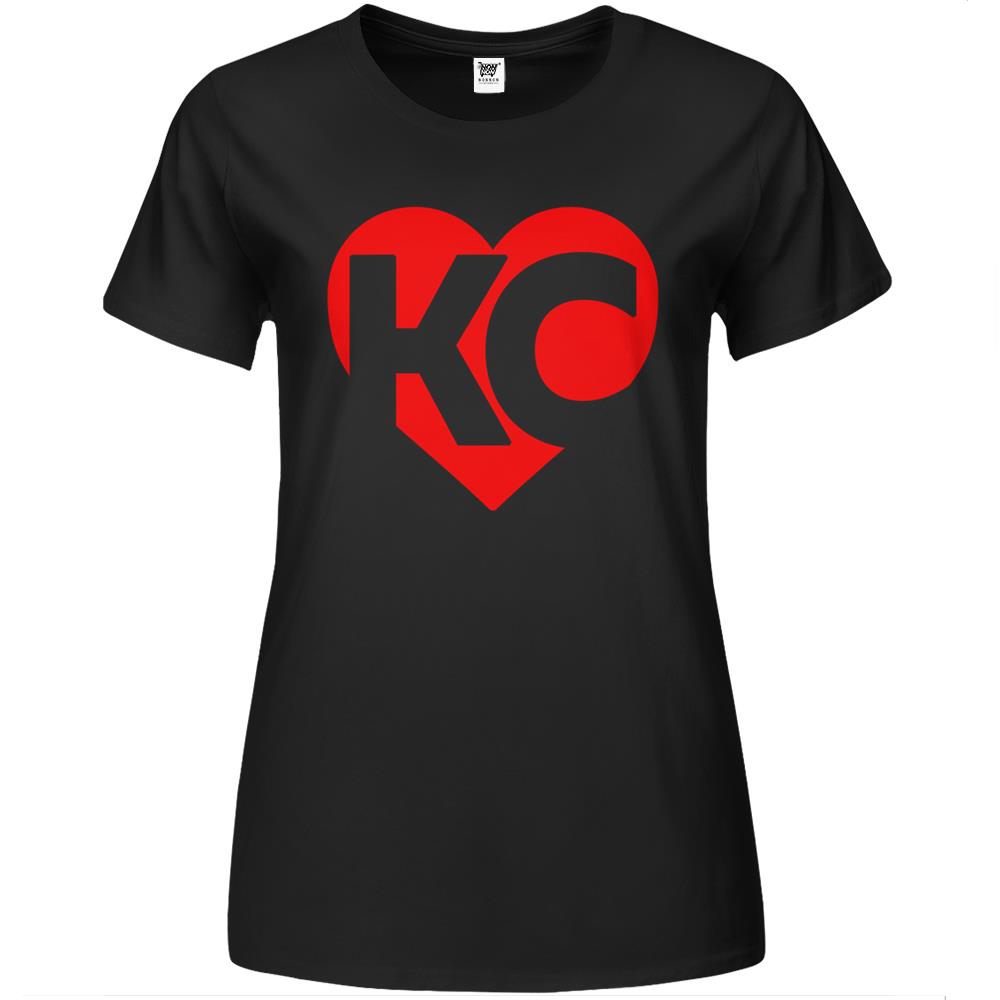 Womens Valentines Day Kansas City Heart I Love Kc Women’S Top Gift Premium Womens T Shirts