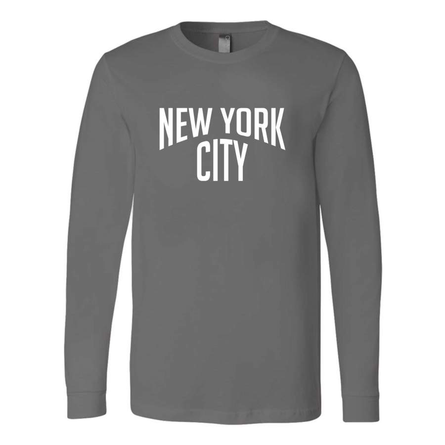 New York City Nyc Vintage Summer Imagine Brooklyn Manhattan Long Sleeve T-Shirt