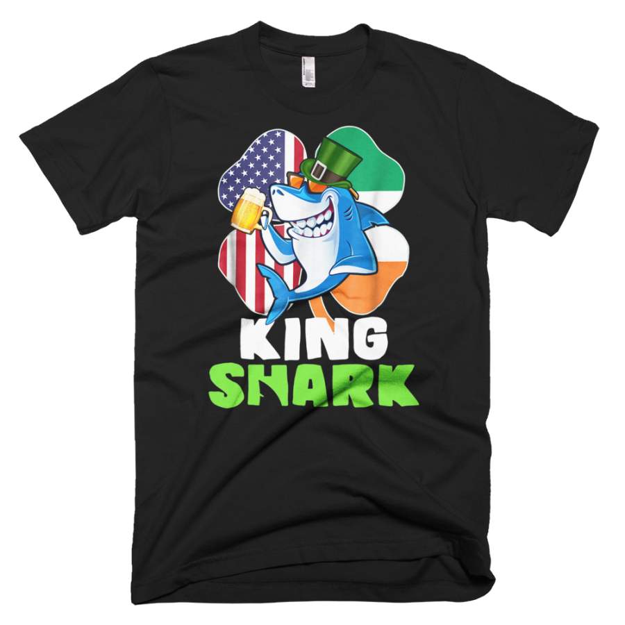 American Flag King Shark T-Shirt