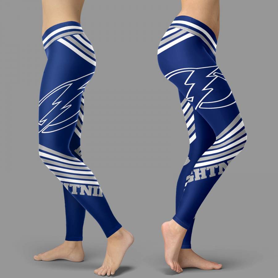 Straight Cute Beautiful Attractive Tampa Bay Lightning Leggings