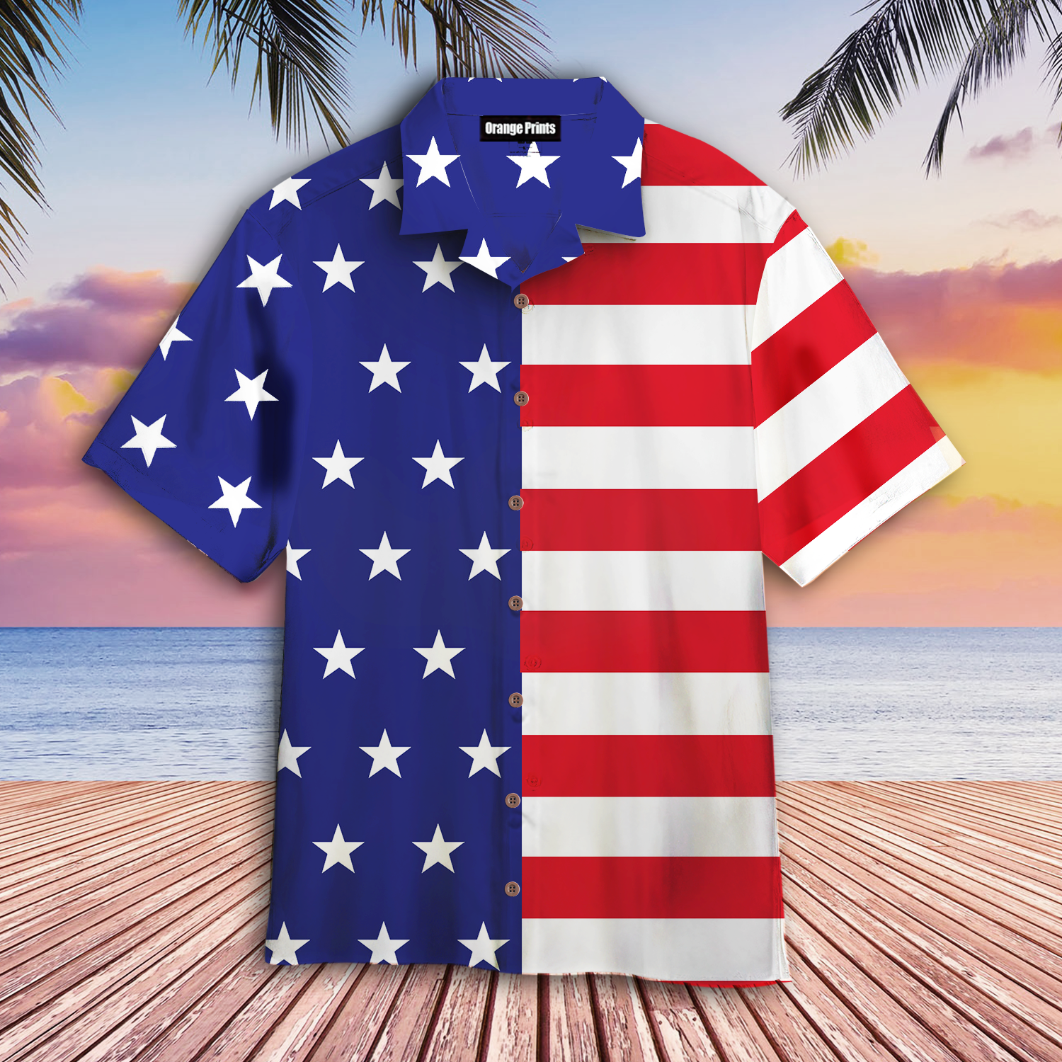 American Flag Aloha Hawaii Shirt For Men Women Ha82689