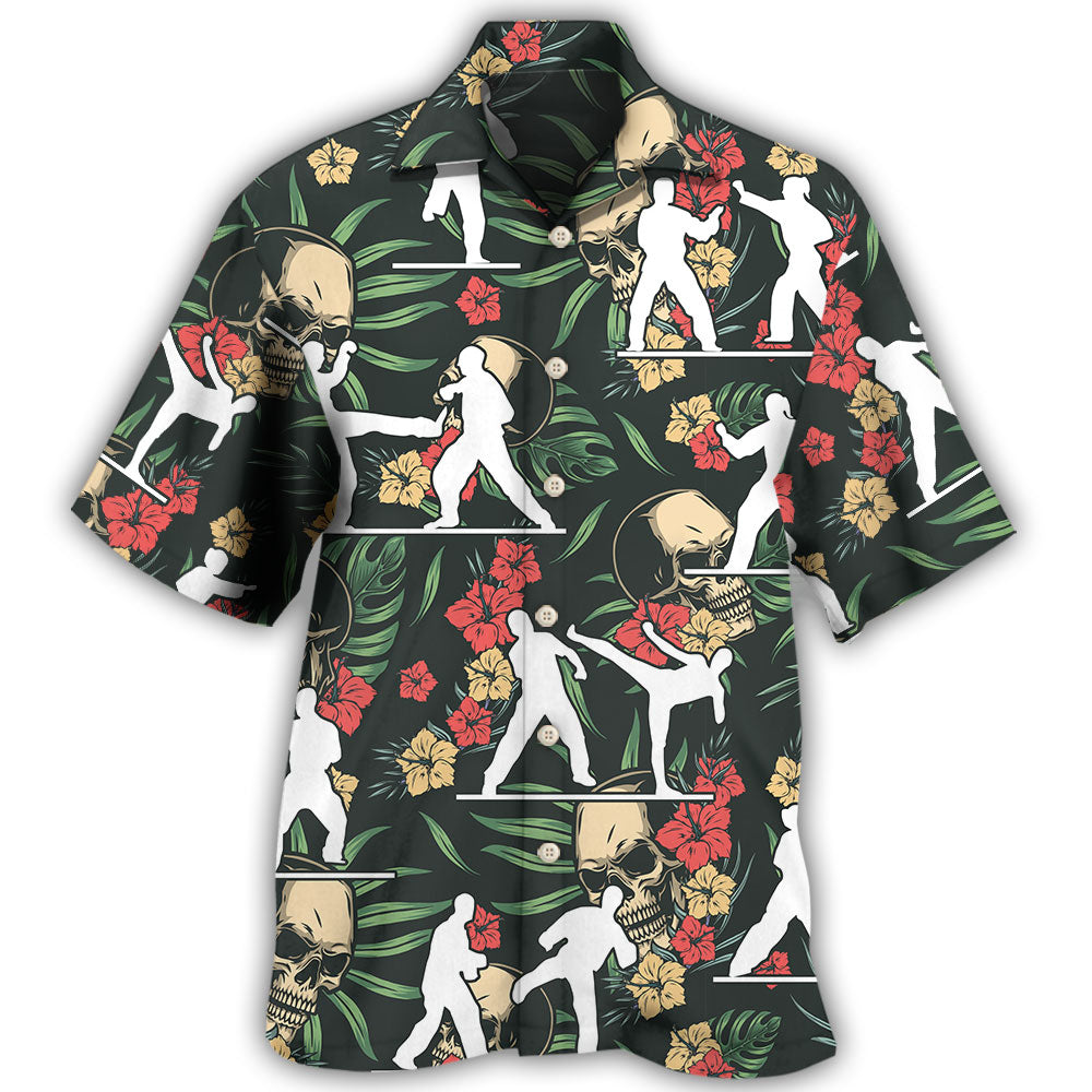 Taekwondo Tropical Floral Hawaii Shirt Ha70311