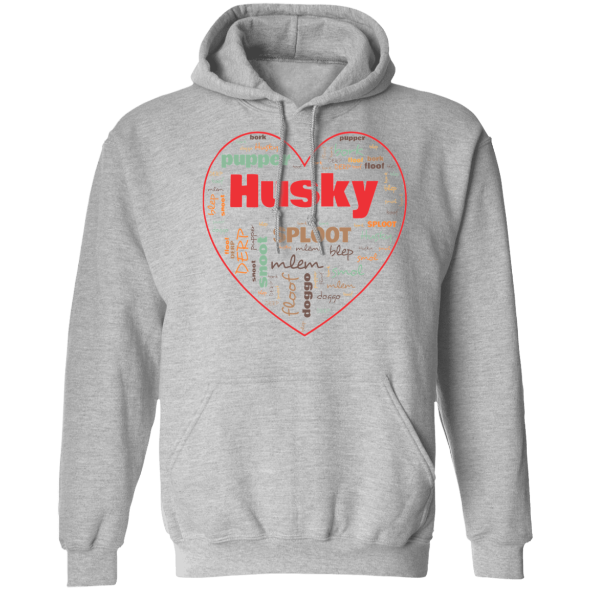 Siberian Husky Owners Hoodie | Commonly Used Words