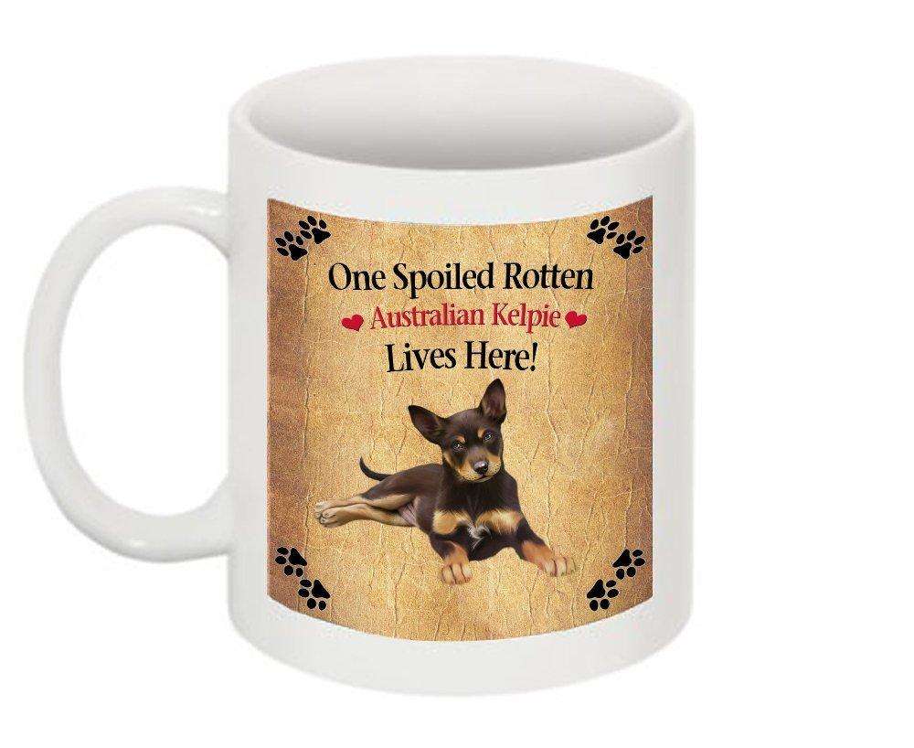 Australian Kelpie Puppy Spoiled Rotten Dog Mug