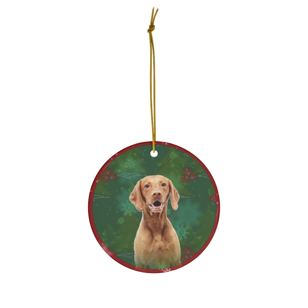 Vizsla Design Ceramic Christmas Ornaments – Jillnjacks Exclusive