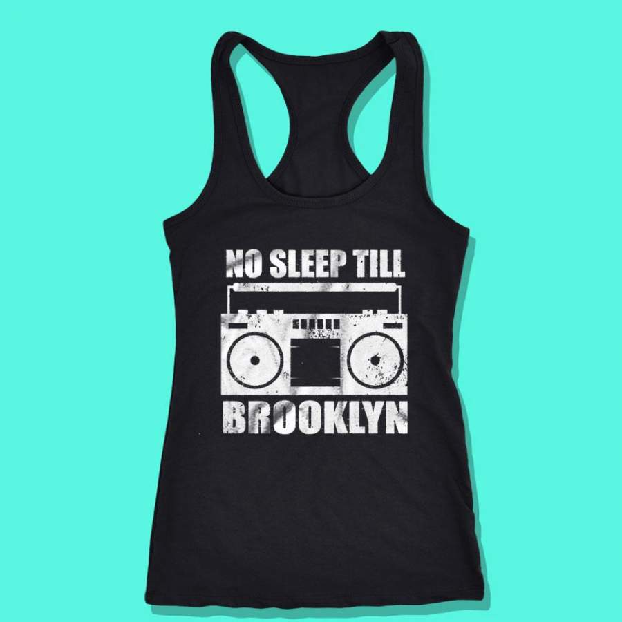 Beastie Boys No Sleep Till Til Brooklyn Women’S Tank Top Racerback T-Shirt