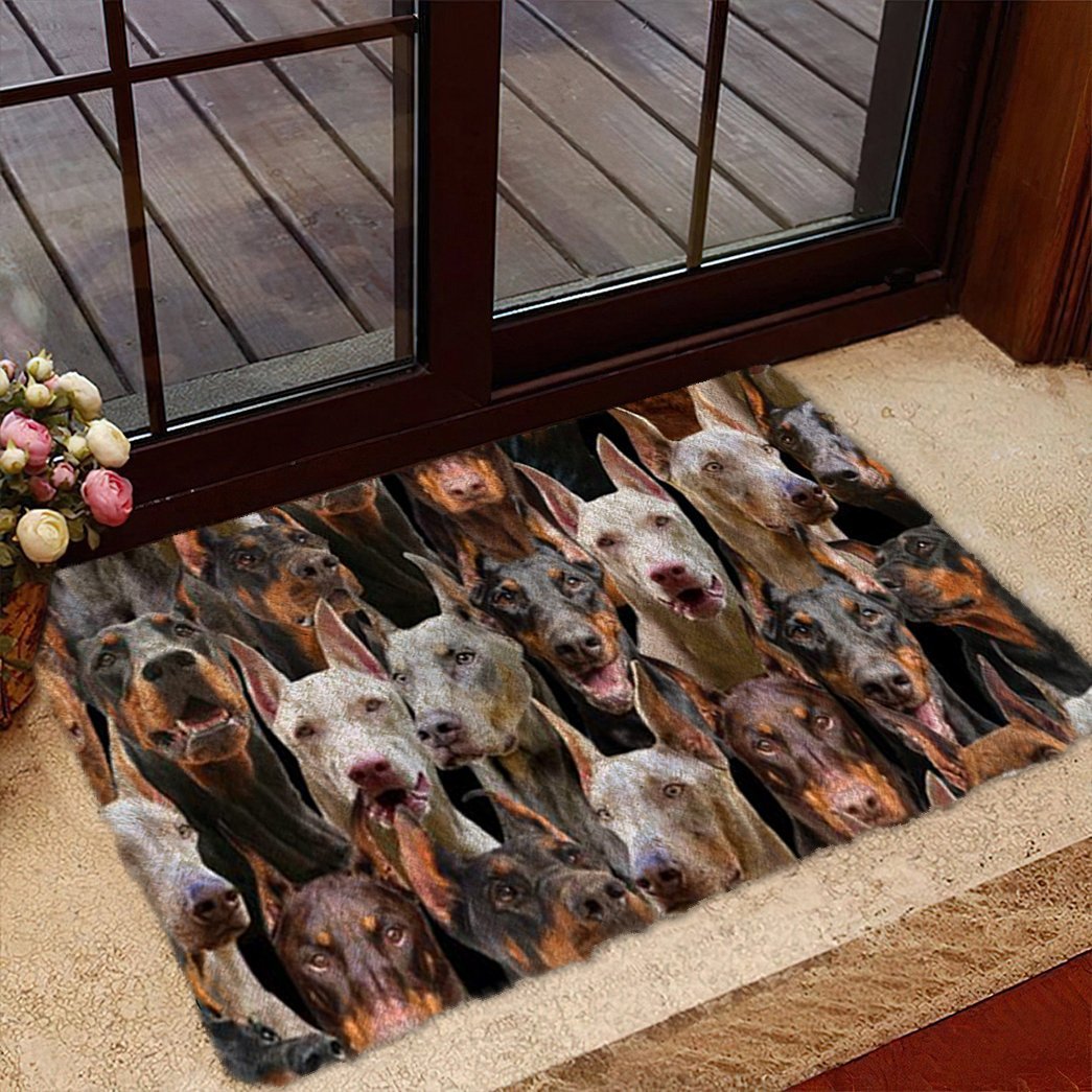 Tmarc Tee A Bunch Of Doberman Doormat