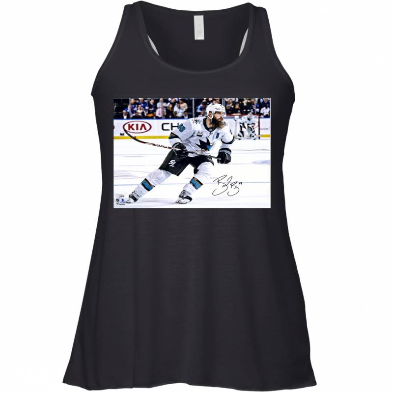 Brent Burns San Jose Sharks Autographed Racerback Tank