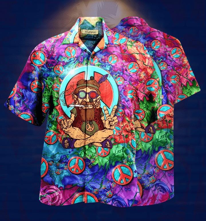 Old Man Hippie Tropical Hawaii Shirt 131 Ha34102