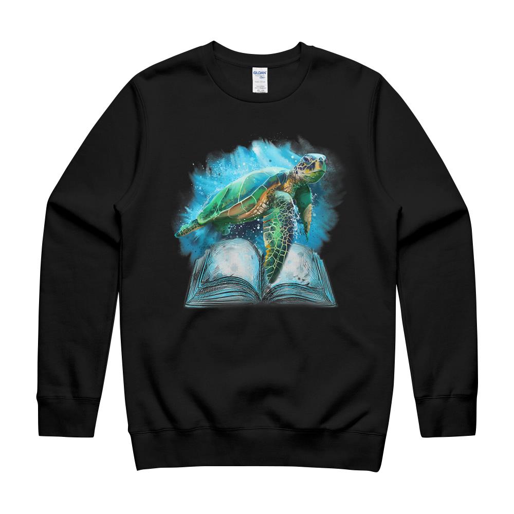 Turtles Sea Fun Summer Reading 2022 Oceans Of Possibilities T-Shirt Crewneck Sweatshirt