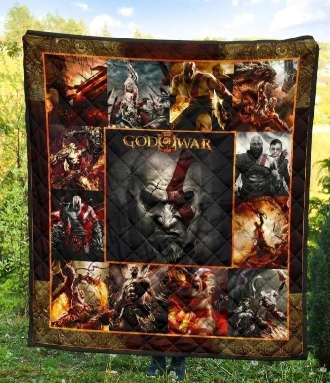 God Of War Game Lover Quilt Blanket