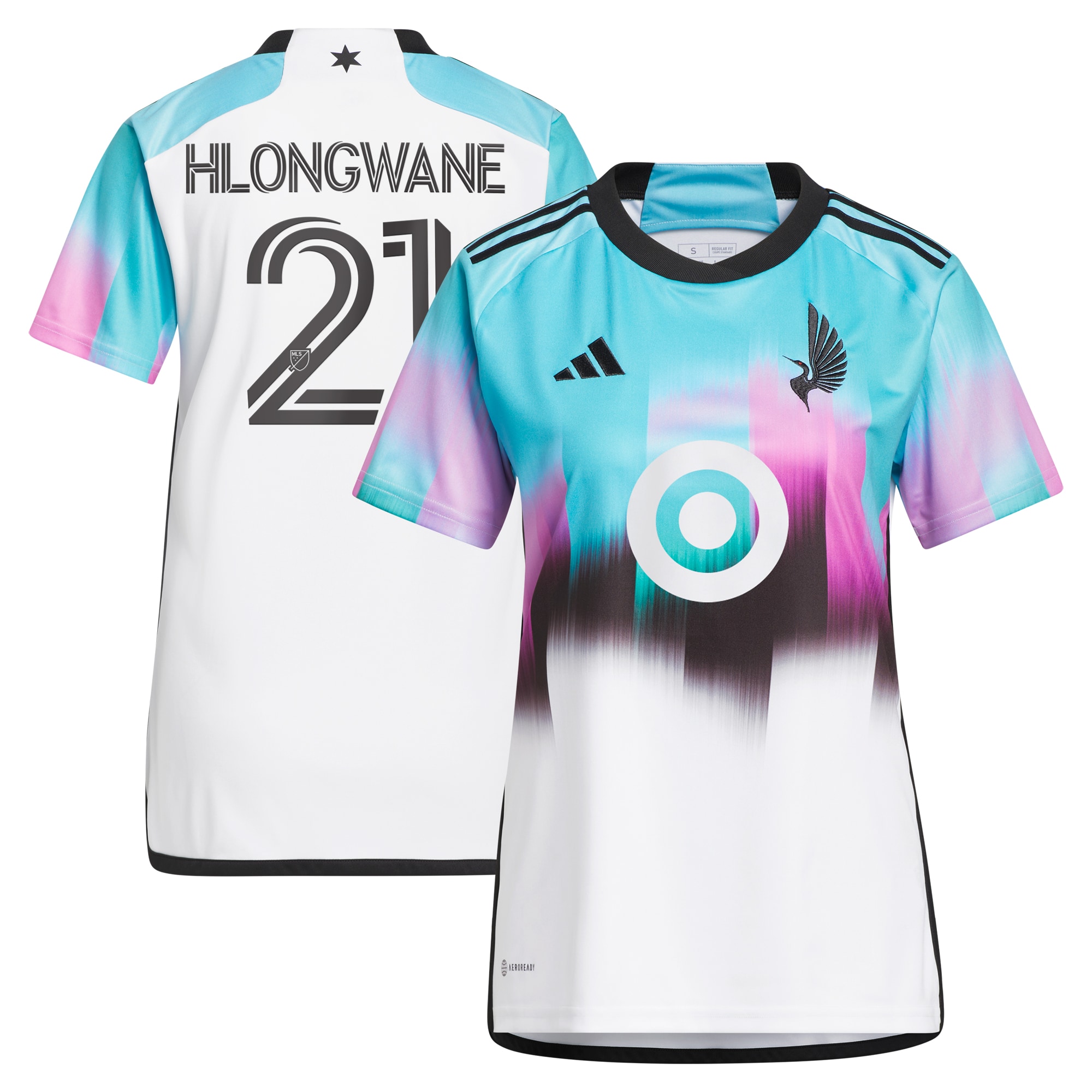 Bongokuhle Hlongwane Minnesota United FC Women's 2023 The Northern Lights Kit Replica Jersey – White