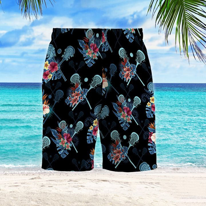 Lacrosse Hawaii Beach Shorts Colorful S Ha108592