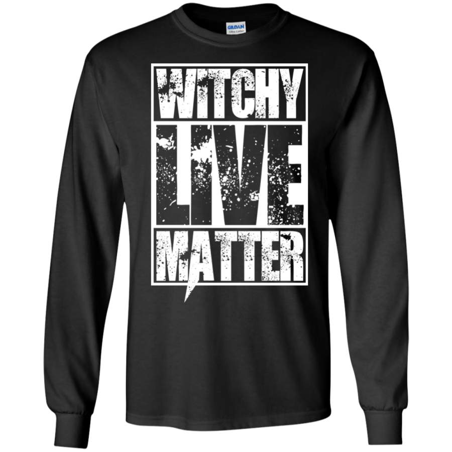 Witchy Lives Matter Halloween Costume LS shirt/Hoodie/Sweatshirt