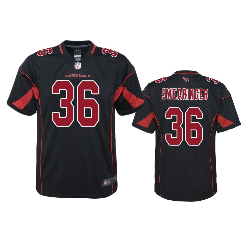 Arizona Cardinals D.j. Swearinger Black Color Rush Game Jersey