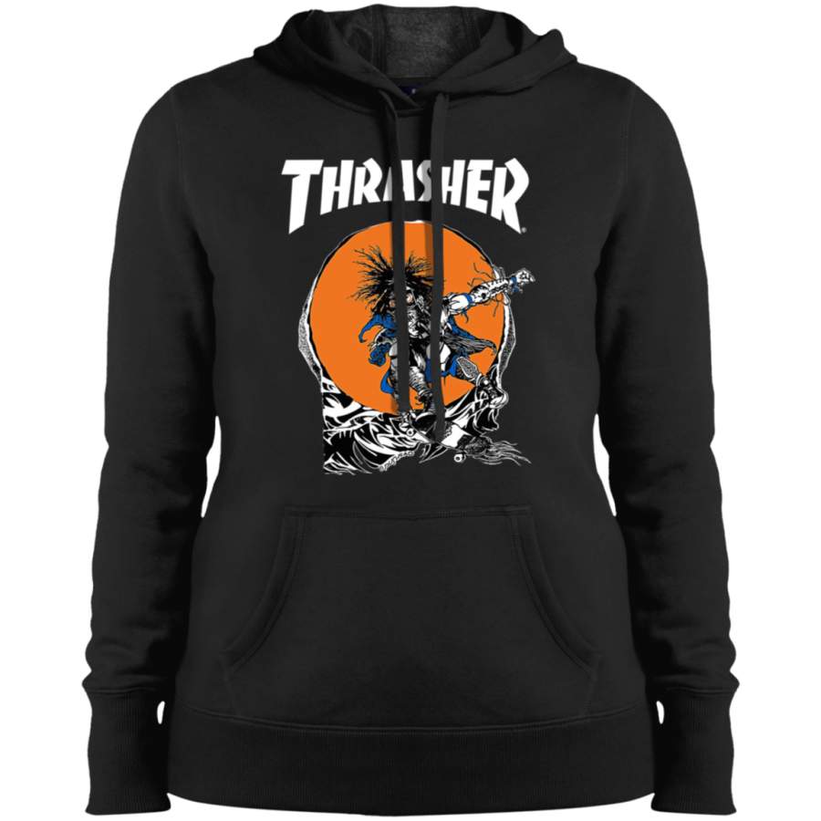 Thrasher Skate Outlaw Ladies Pullover Hoodie