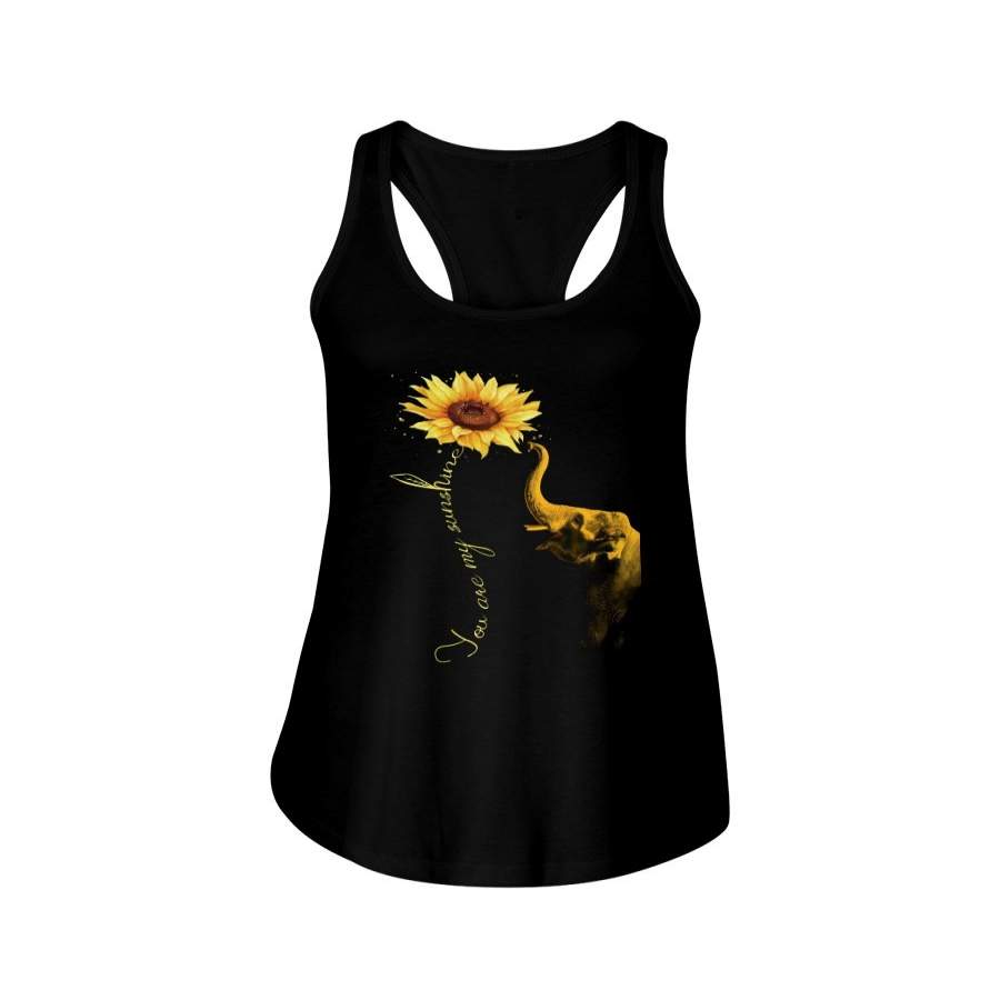 Elephant- You Are My Sunshine 2020 Trending Ladies Flowy Tank