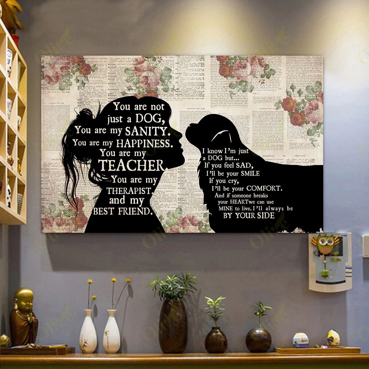 Cavalier King Charles Spaniel – Always Be By Your Side Canvas And Poster | Wall Decor Visual Art